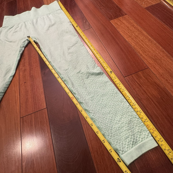Gymshark Vital Seamless Leggings Size:M Mint Green High Rise Compression - Picture 8 of 9